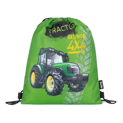 Oxybag Sáček na cvičky Traktor zelený