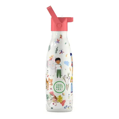 Dětská nerezová termolahev COOL BOTTLES Kids Curious Explorers třívrstvá 350ml NEW