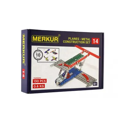 Stavebnice Merkur 014 Letadlo 10 modelů 141 ks