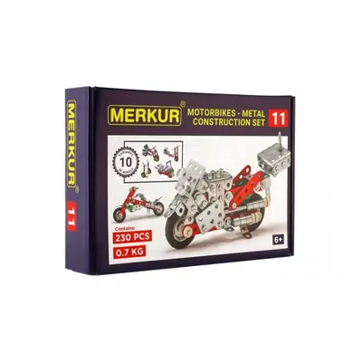 Stavebnice Merkur 011 Motocykl 10 modelů 230 ks