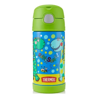 Thermos Funtainer dětská termoska s brčkem 355 ml - dinosaurus