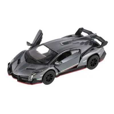 Kinsmart Auto Lamborghini Veneno šedá