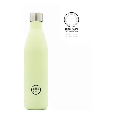 Nerezová termolahev COOL BOTTLES Pastel Green třívrstvá 750ml