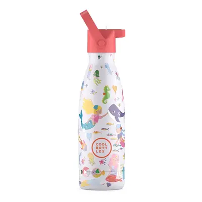 Dětská nerezová termolahev COOL BOTTLES Kids Sweet Mermaids třívrstvá 350ml NEW