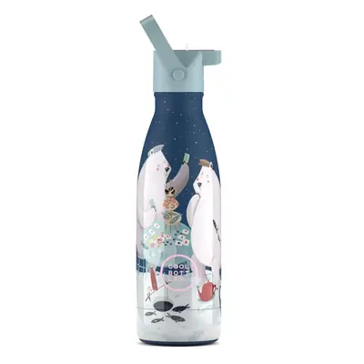 Dětská nerezová termolahev COOL BOTTLES Kids Polar Bears třívrstvá 350ml NEW