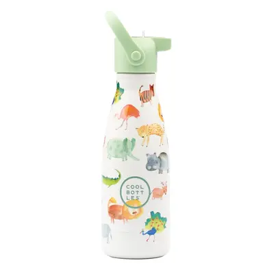 Dětská nerezová termolahev COOL BOTTLES Kids African Safari třívrstvá 260ml 3D