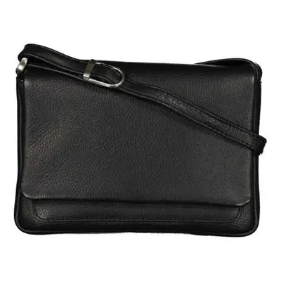 Malá kožená crossbody kabelka ET-0985 černá