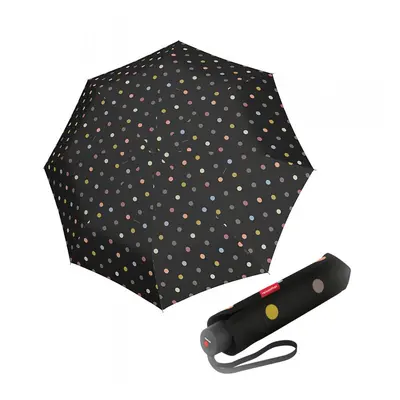 Dámský skládací lehký deštník Umbrella Pocket Classic Dots RS7009