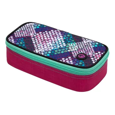 Školní penál BAGMASTER CASE THEORY 20 A PINK/TURQUOISE/WHITE