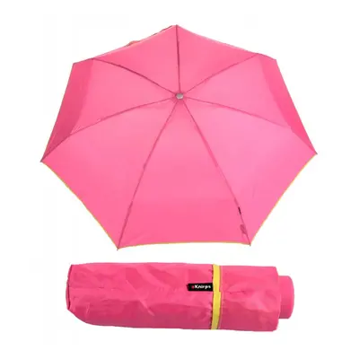 Luxusní skládací mini deštník Knirps piccolo pink 868276