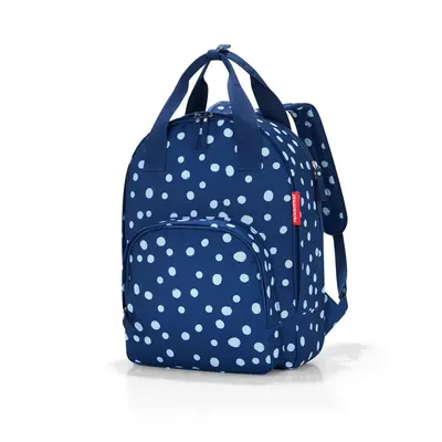 Dámský modrý batoh s puntíky do města Easyfitbag spots navy JU4044