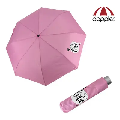 Doppler Mini Light Kids Pink Love - dětský skládací deštník růžová 722165K08