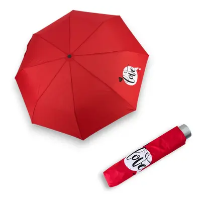 Doppler Mini Light Kids Red Love - dětský skládací deštník 722165K10 červený