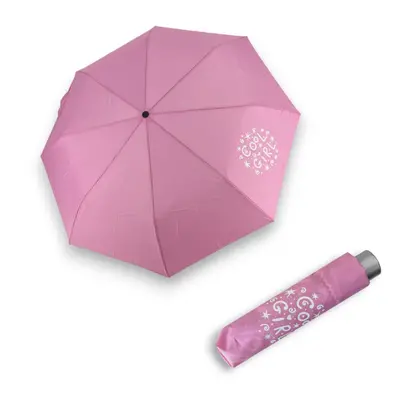 Mini Light Kids Pink Cool Girls - dětský skládací deštník 722165K09 růžový