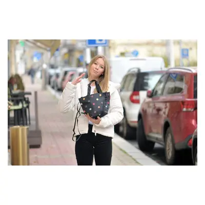 Malá barevná kabelka Shopper XS dots ZR7009