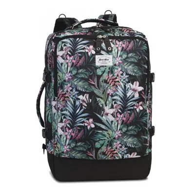 Batoh do letadla Bestway Cabin Pro Print 40 l Flowers green 40252-0821