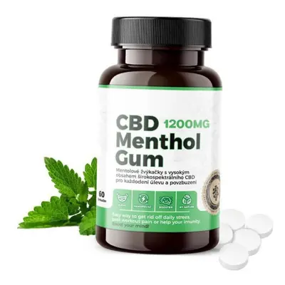 CBD žvýkačky 1200 mg 60 ks