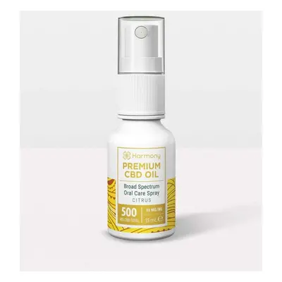 Harmony Oral Care Spray citrus CBD 500 mg , 15 ml