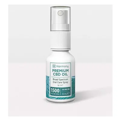 Harmony Oral Care Spray mint CBD 1500 mg, 15 ml