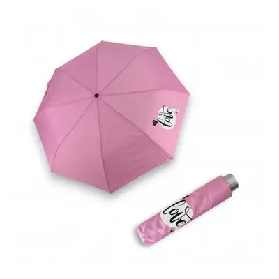 Doppler Mini Light Kids Pink Love - dětský skládací deštník