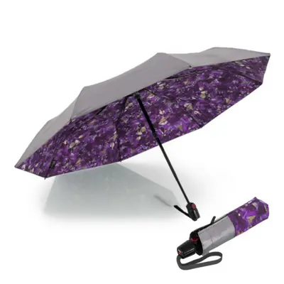 Elegantní dámský plně automatický deštník - Knirps T.200 Feel Purple s UV