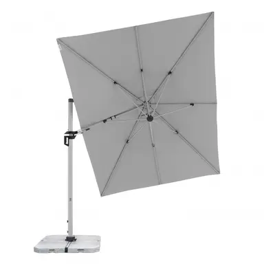 Doppler ACTIVE 350 x 260 cm – výkyvný zahradní slunečník s boční tyčí : Desén látky - 827