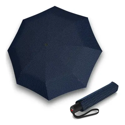 Elegantní dámský plnoautomatický deštník - Knirps A 200 Medium Duomatic Joy Navy