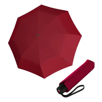 Knirps KNIRPS A.050 MEDIUM Joy red - elegantní dámský skládací deštník