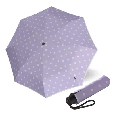 Elegantní dámský skládací deštník - Knirps A.050 MEDIUM Dot Art Lavender