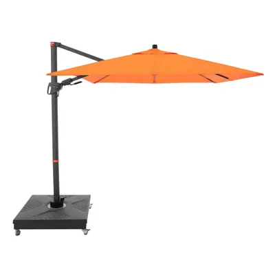 Doppler myZone 210 x 210 cm - výkyvný zahradní slunečník s boční tyčí : Desén látky - 816