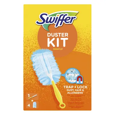 Swiffer Duster Kit násada malá + prachovka 4 ks