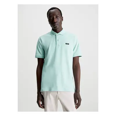 Calvin Klein pánské polo tričko - modré Barva: Modrá