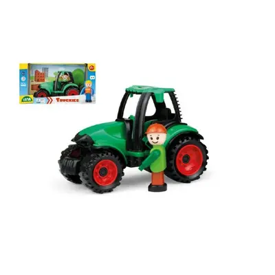 Lena Auto Truckies traktor plast 17 cm s figurkou