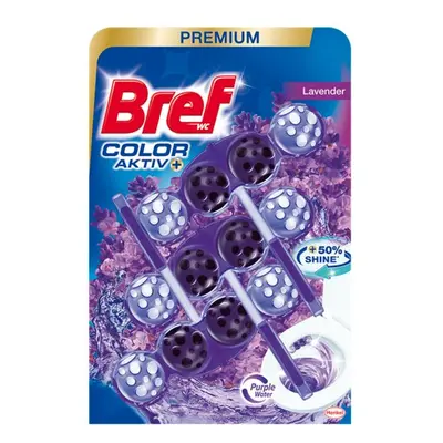 Bref WC osvěžovač závěs Color Aktiv Lavender 3x50g