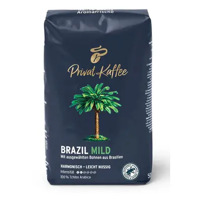 Tchibo Privat Kaffee Brazil Mild zrno 500g