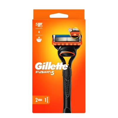 Gillette Fusion 5 strojek + 2 hlavice