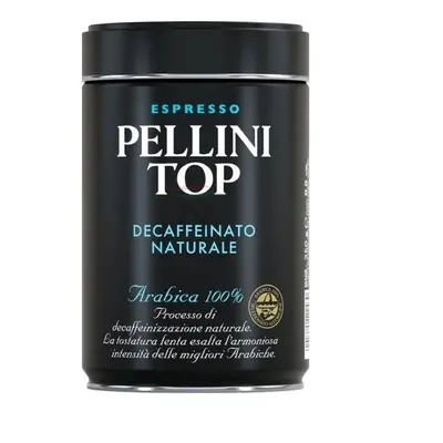 Pellini TOP Decaffeinato 100% Arabica mletá káva 250g