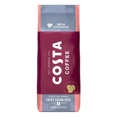 Costa Coffee Crema Rich Medium Dark Roast Zrno 1kg