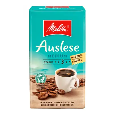 Melitta Auslese Medium mletá káva 500g