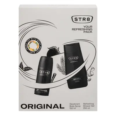 STR8 Original sprchový gel 250ml + Body Spray 150ml dárková sada