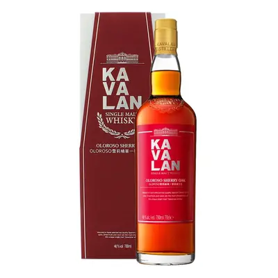 Kavalan OLOROSO SHERRY OAK 46% 0,7L (karton)