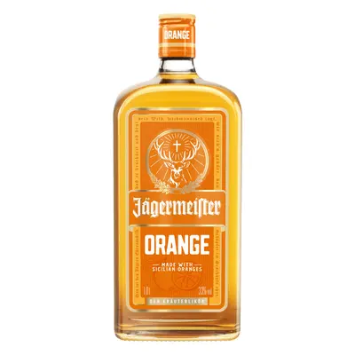 Jägermeister Orange 33% 1L (holá láhev)