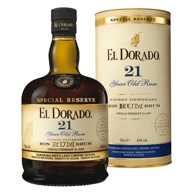 El Dorado 21 YO Rum 43% 0.7L (karton)