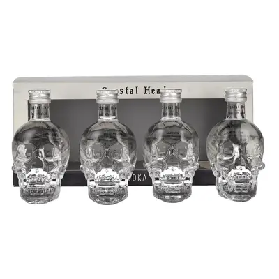 Crystal Head Vodka 40% 4x0,05l (dárkové balení)