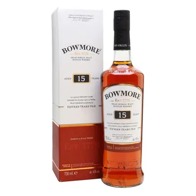 Bowmore 15 Years Old Islay Single Malt 43% 0,7L (karton)