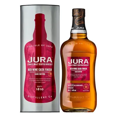 Isle of Jura Red Wine Cask 40% 0.7L (tuba)