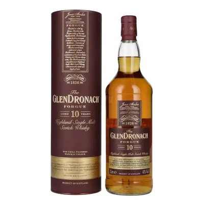 The GlenDronach 10 Years Old FORGUE 43% 1l (tuba)