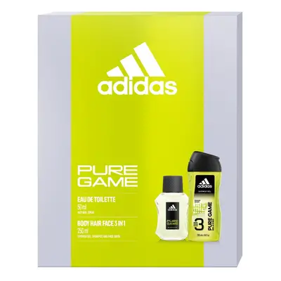 Adidas dárková sada Pure Game sprchový gel 250ml + EDT 50ml