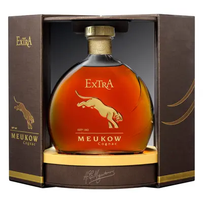 Meukow Extra Cognac 40% 0.7L (dárkové balení)