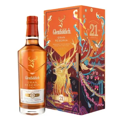 Glenfiddich 21 GRAN RESERVA Rum Cask Finish Limited Edition 2023 40% 0,7L (dárkové balení)